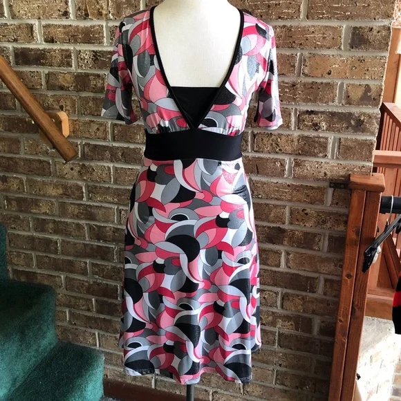 maurices pink dress Pink Short Sleeve Floral Maxi Dress